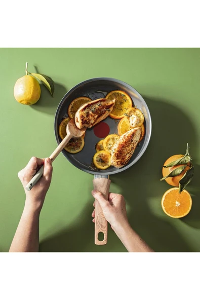TEFAL Renew Gri Seramik Tencere 24 cm - 6