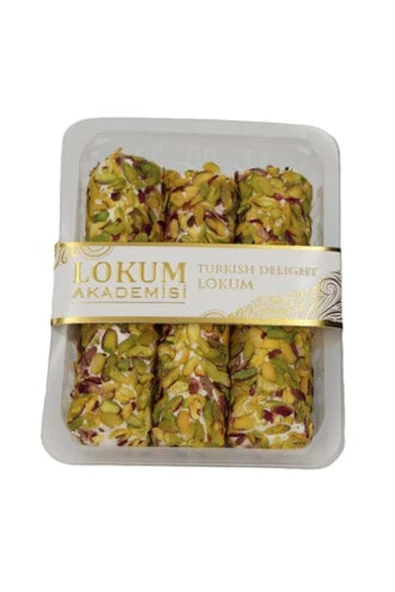 Lokum ( 3 ADET ) Lokum Akademisi Dosyası Antep Fıstıklı Sultan Lokum 400 Gr
