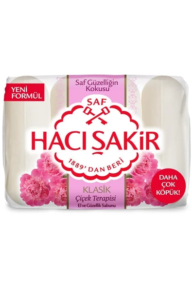 Hacı Şakir Klasik Çiçek Terapisi Sabun 4 X 70 gr