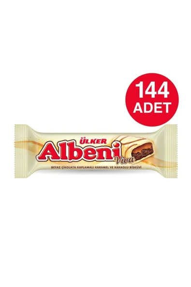 Ülker Albeni Beyaz Çikolata Kaplı Bar 144 Adet - 2