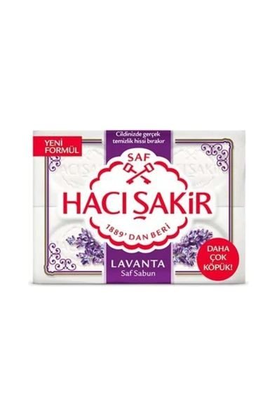 Hacı Şakir Banyo Sabunu 8x150 Gr Lavanta