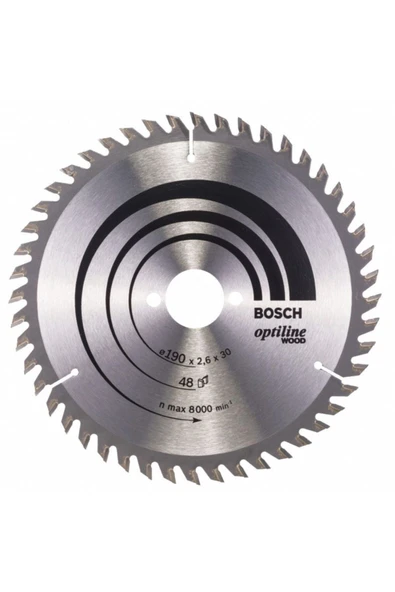 Bosch Ahşap Daire Testere Diski 24 Diş 190x30 Mm