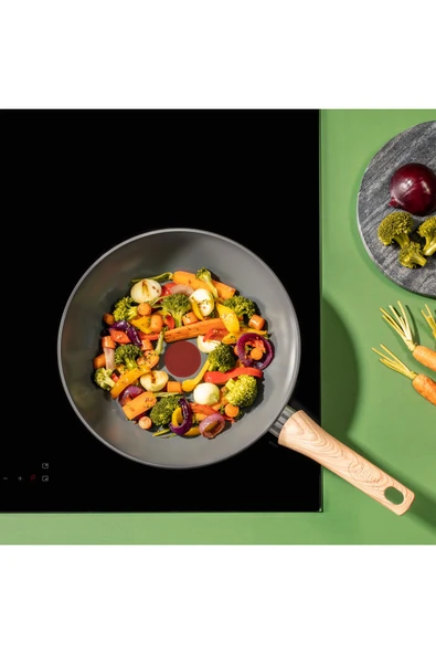 TEFAL Ceramic Renew Wok Tava 28 cm - 2