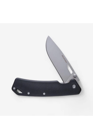 Decathlon Katlanır Avcı Bıçağı - Siyah - Axis Grip V2 85
