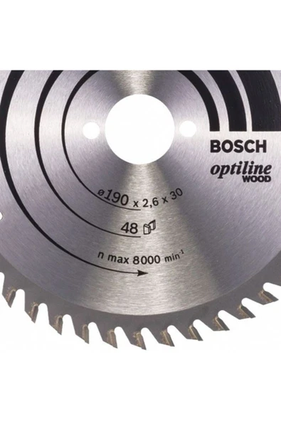 Bosch Ahşap Daire Testere Diski 24 Diş 190x30 Mm - 3