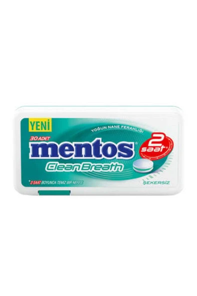 Mentos ( 2 ADET ) Mentos 2 Saat Temiz Nefes Yoğun Nane Ferahlığı 21 G