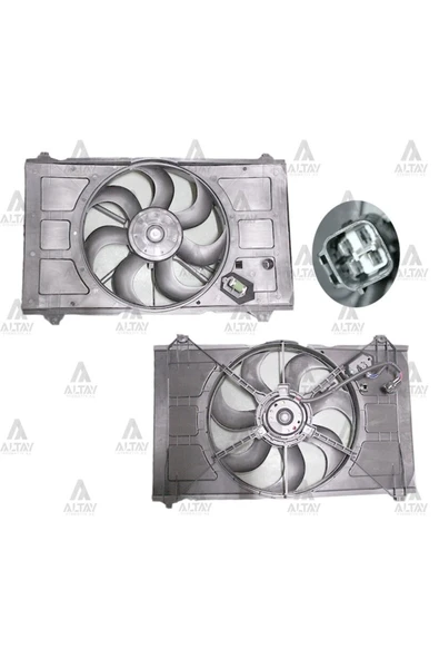 Maher 04963  Fan Radyatör Rio 06-11 Benzinli Klimalı (resime Bakınız) ürün görseli 1
