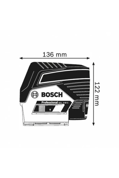 Bosch Çizgi Lazer Gcl 2-50 + Rm2 + Bt150 Profesyonel Hizalama - 2