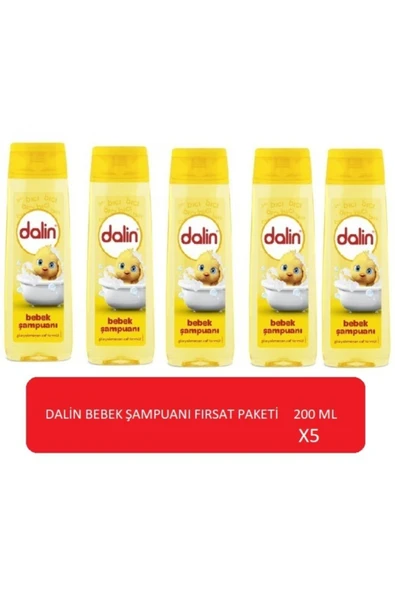 Dalin Bebek Şampuanı 200 Gr X5 Adet