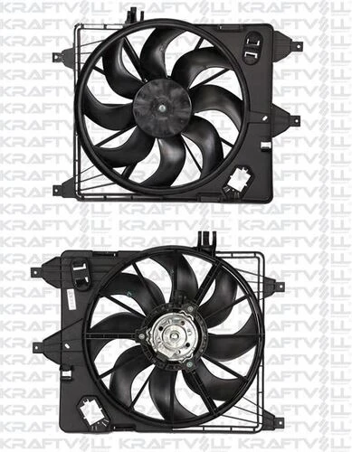 Kraftvoll 08120003  Radyatör Fan Motoru Clio Iı 98-08 Clio Symbol Thalia 02-08 1.2 16v 1.4 16v 7701070294 - 1