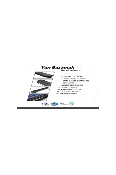 3M Peugeot 2008 2 S-line Krom Yan Basamak 183 Cm 2020 Üzeri - 6