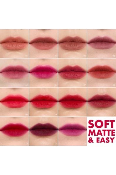SEPHORA COLLECTION Soft Matte & Easy - Pürüzsüzleştirici Mat Ruj - 2