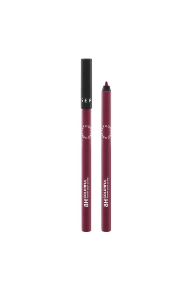 SEPHORA 8 HR Colorful Lip Liner 8 Saat Bulaşmayan Dudak Kalemi 18 PLUM SYRUP Elsbeauty