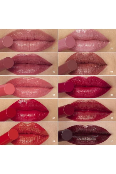 SEPHORA COLLECTION ABOUT THAT SHINE-Uzun Süre Kalıcı Yoğun Pigmentli Nemlendirici Parlak Bitişli Ruj 3G - 4