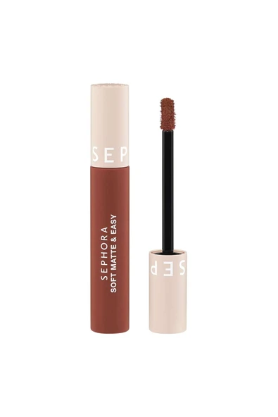 SEPHORA COLLECTION Soft Matte & Easy - Pürüzsüzleştirici Mat Ruj