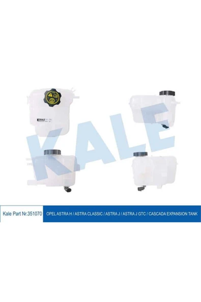 Kale 351070 OTO Radyatör  Radyatör Yedek Su Deposu Astra J Cruze ürün görseli