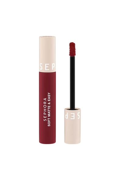 SEPHORA COLLECTION Soft Matte & Easy - Pürüzsüzleştirici Mat Ruj