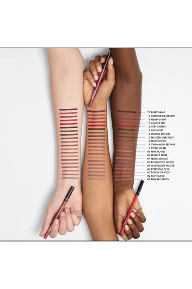 SEPHORA 8 HR Colorful Lip Liner 8 Saat Bulaşmayan Dudak Kalemi 01 PINK FROSTING Elsbeauty - 3
