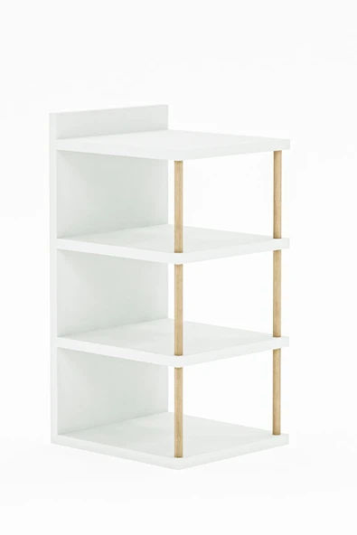 interGO Çok Amaçlı 4 Raflı Ayakkabılık, Banyo, Mutfak Düzenleyici Organizer - 4