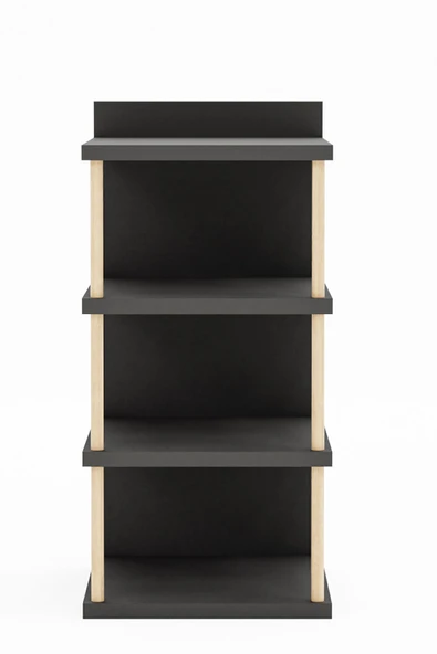 interGO Çok Amaçlı 4 Raflı Ayakkabılık, Banyo, Mutfak Düzenleyici Organizer - 6