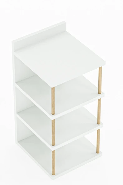 interGO Çok Amaçlı 4 Raflı Ayakkabılık, Banyo, Mutfak Düzenleyici Organizer - 5