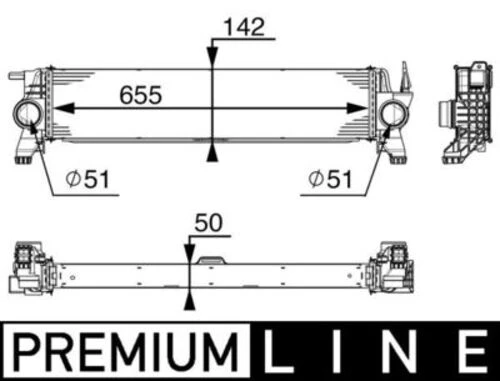 Mahle CI153000P -knecht-behr Cı153000p Turboşarj Radyatörü Vito W447 14 4475010501