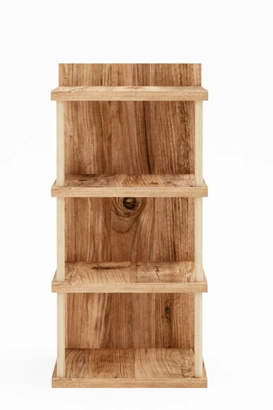 interGO Çok Amaçlı 4 Raflı Ayakkabılık, Banyo, Mutfak Düzenleyici Organizer - 6