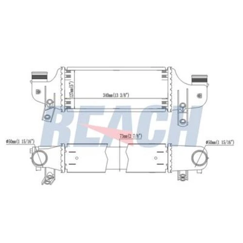 Mahle CI202000S -knecht-behr Cı202000s Intercooler Ford Focus I 1.8td Tdcı Xs4q9l440ca