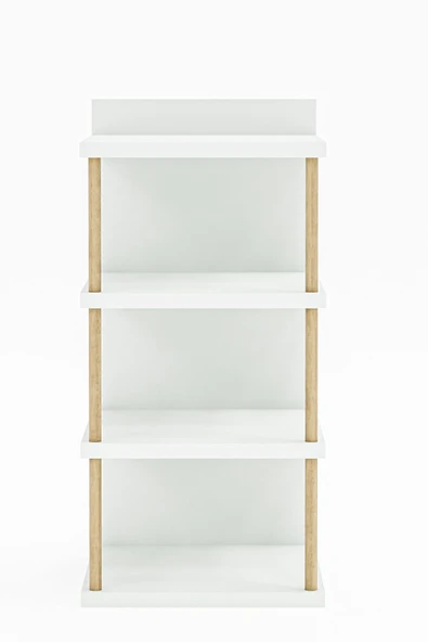 interGO Çok Amaçlı 4 Raflı Ayakkabılık, Banyo, Mutfak Düzenleyici Organizer - 6