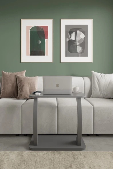 interGO C Ayaklı Laptop Sehpası, Koltuk Sehpası, Kahvaltı Masası, Çalışma Sehpası - 6