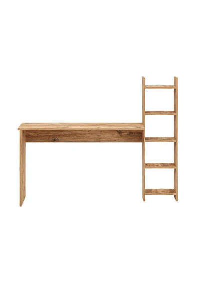 interGO Kitaplıklı Fonksiyonel Çalışma Masası - Atlantik Çam - 7