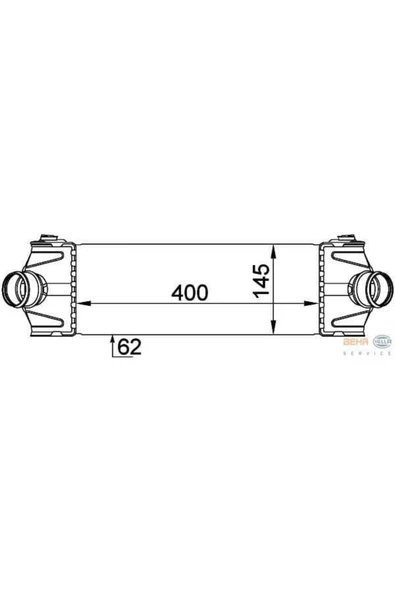 Mahle CI328000P Turbo Radyatörü (135×780) Transit Vıı 2.2/2.4T (Eno:8Ml376765101)