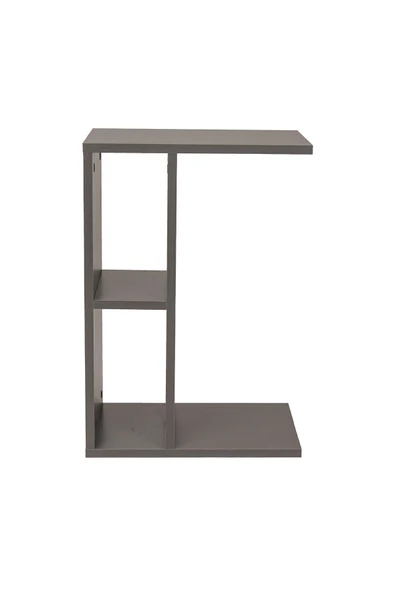 interGO Raflı Yan Sehpa Koltuk Sehpası C Sehpa Zigon Sehpa Servis Sehpası - 5