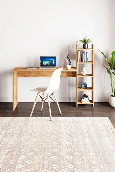 interGO Kitaplıklı Fonksiyonel Çalışma Masası - Atlantik Çam - 3