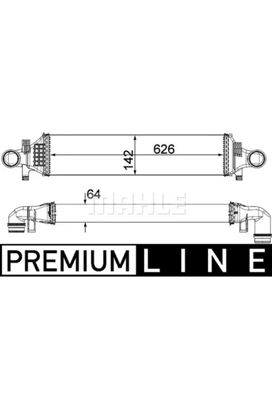Mahle CI479000P Cı479000p Turbo Radyatörü (193×208) Mercedes Benz A-/b-class (eno:8ml376924001)