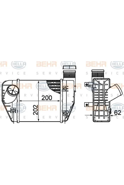 Mahle CI423000S KNECHT  Turbo Radyatörü (Intercooler) 05-12 Aı.A6 2.0TFSI-TDI