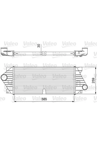 Valeo 818635 Turbo Radyatörü Mercedes Class W163ml 270 Cdı 163.