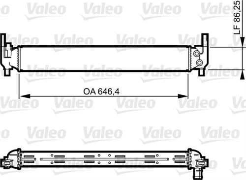 Valeo 735310  Turbo Radyatörü Polo V 09- 1.2 Tsi 1.4 Tdi 1.4 Tsi / 536946342
