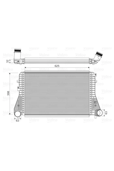 Valeo 818674  Turbo Radyatörü Audi A3-tt Leon-altea Golf-jetta-caddy-scırocco-beetle Skoda Octavia-su ürün görseli 1