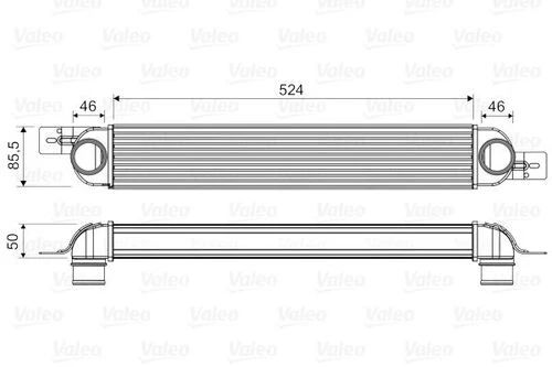 Valeo 818661  Turbo Radyatörü Merıva