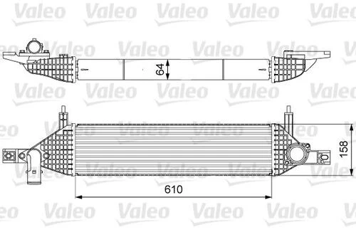 Valeo 818633  Turbo Radyatörü Nissan Qashqai