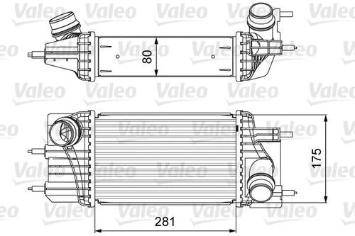 Valeo 818666  Turbo Radyatörü Nissan Juke-Nv200-Pulsar