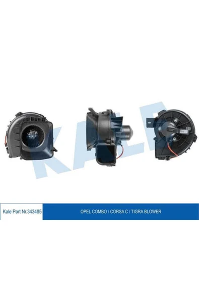 Kale 343485 Oto Radyatör  Kalorifer Motoru Corsa C 00- Combo 00- Tigra B 04- ürün görseli 1