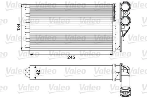 Valeo 811503  Kalorifer Radyatörü Citroen C4-Peugeot 307