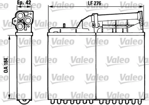 Valeo 883982  Kalorifer Radyatörü Bmw E34 88-97