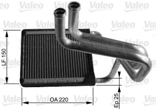 Valeo 812430  Kalorifer Radyatörü İ30 07- / Ceed 07- ürün görseli