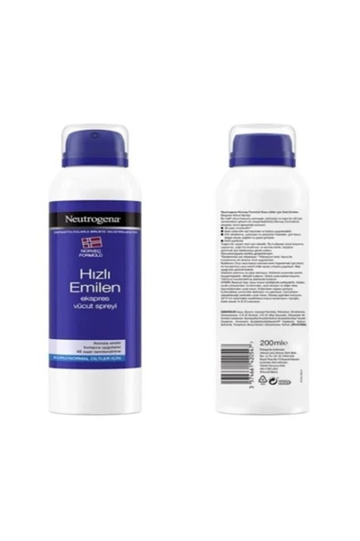 Neutrogena Hızlı Emilen Ekspres Vücut Spreyi 200 ml - 3