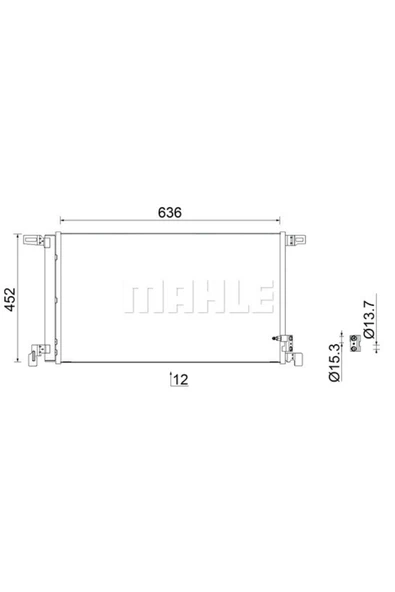 Mahle AC952000S Ac952000s Klima Radyatörü Touareg A8 18- A6 A7 17- Q7 16- 3.0tdı Czse Cuea Dend