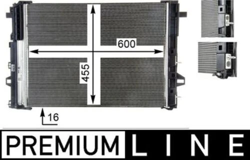 Mahle AC446000P -knecht-behr Ac446000p Klima Radyatörü X117 13 18 W176 13 18 W246 13 18 C117 13 18 2465000454