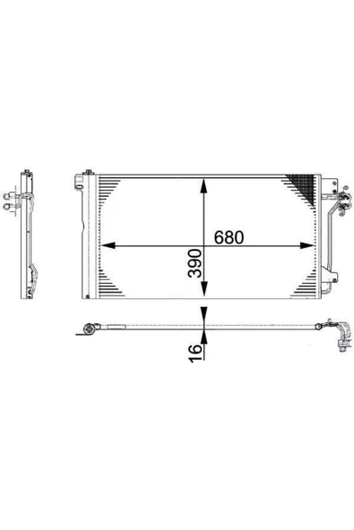 Mga 82153  Klima Radyatörü Transporter T5 03- 680x390 ürün görseli 1